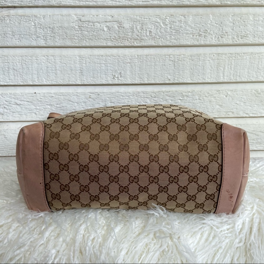 Gucci XL Monogram Web GG Tote Canvas - Picture 6 of 12